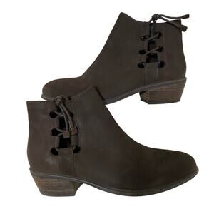Steve Madden Suede Ravie Ankle Bootie- Chocolate Brown Size 6.5